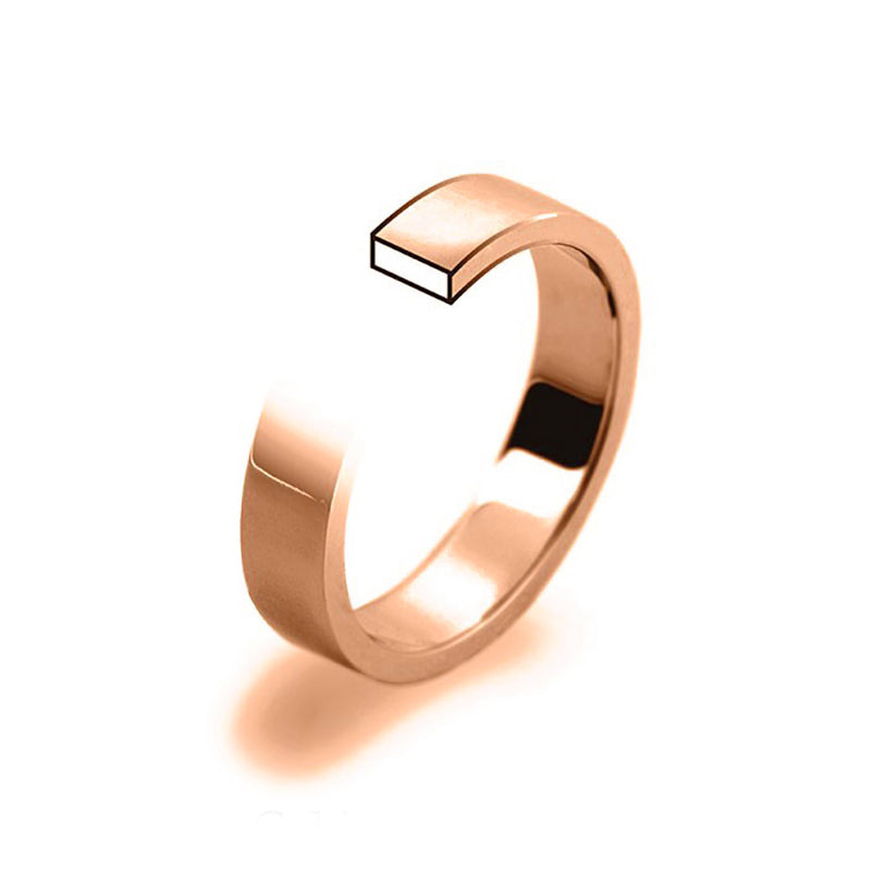 18ct Rose Gold Flat Shape Cutout